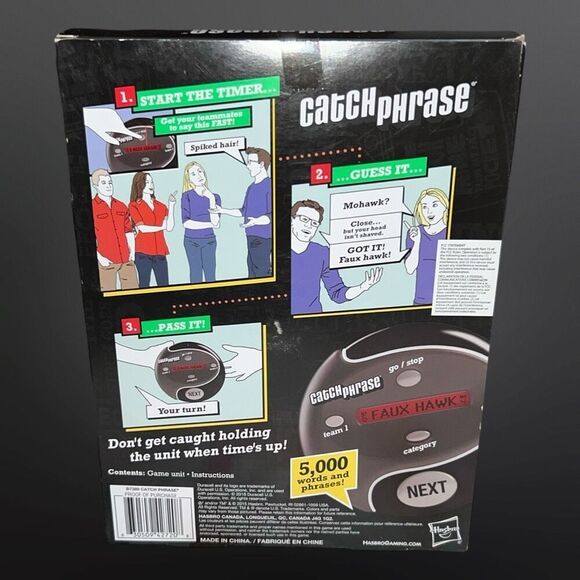 NIP Hasbro Catch Phrase Handheld Electronic Game B13 - Picture 2 of 2